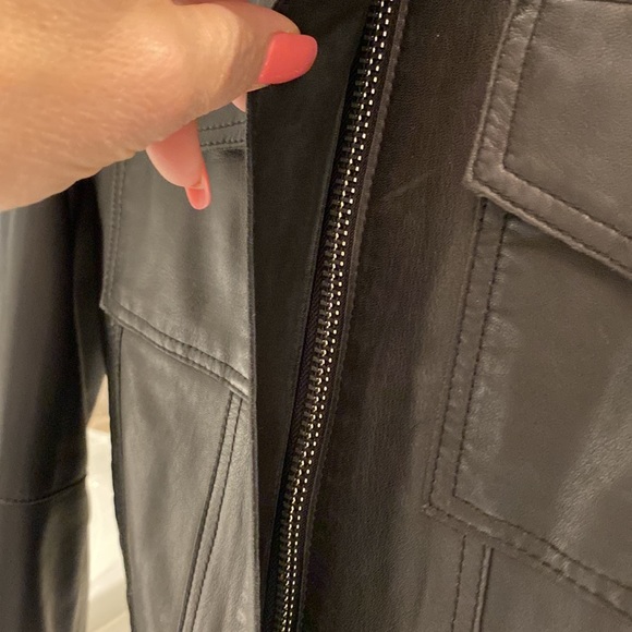 MaxMara Week-end leather jacket - Picture 4 of 7